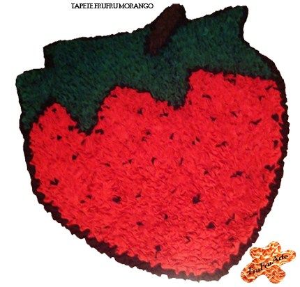 Tapete Frufru Morango
