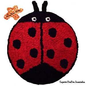 Tapete FruFru Joaninha